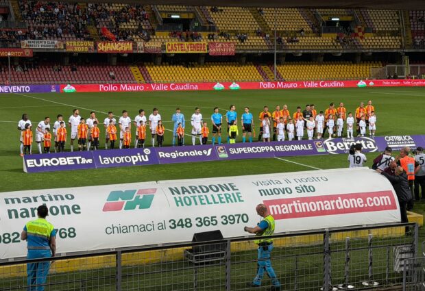 Supercoppa Serie C, Benevento-Arezzo: 1-0. Decide il rigore di Salvemini