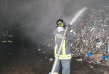 Incendio in corso alla New Vision di Sassinoro: intervento dei Vigili del Fuoco