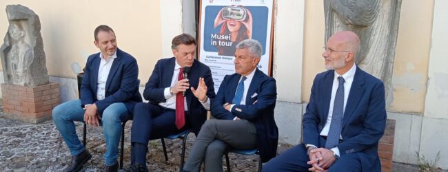 Musei in tour, la presentazione con i visori alla Rocca