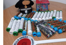 Carabinieri, sequestrato materiale pirotecnico presso lo stadio ”Perriello Zampiello” di Apice