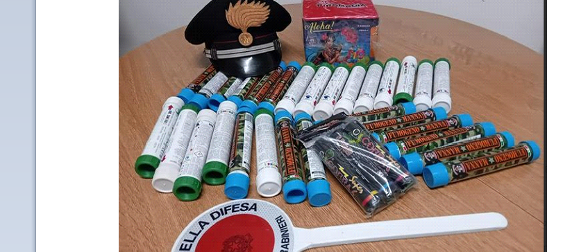 Carabinieri, sequestrato materiale pirotecnico presso lo stadio ”Perriello Zampiello” di Apice