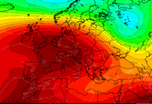 Meteo, caldo record su mezza Europa, sull’Italia il picco mercoledì, poi qualche forte temporale