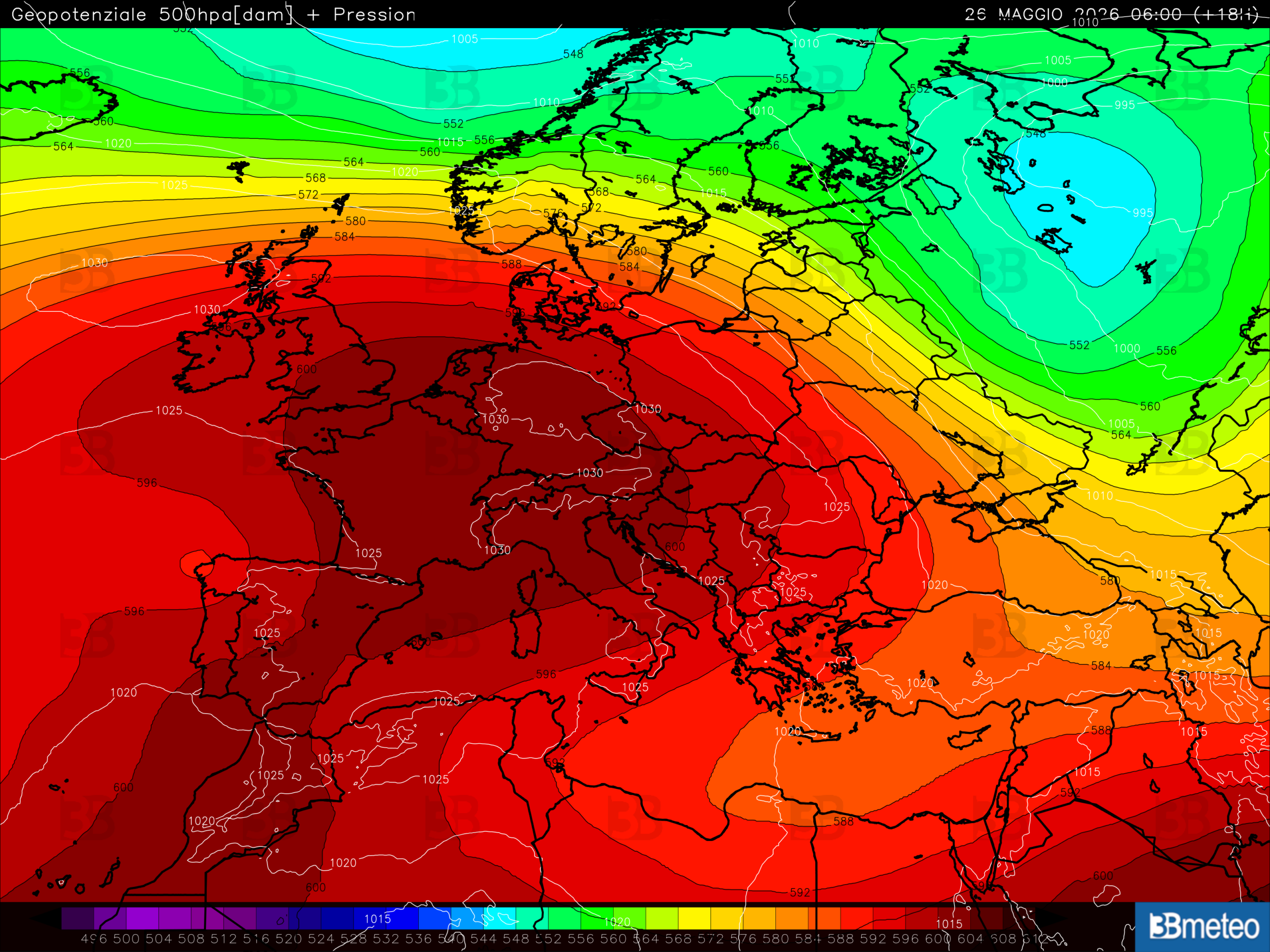 Meteo, caldo record su mezza Europa, sull’Italia il picco mercoledì, poi qualche forte temporale
