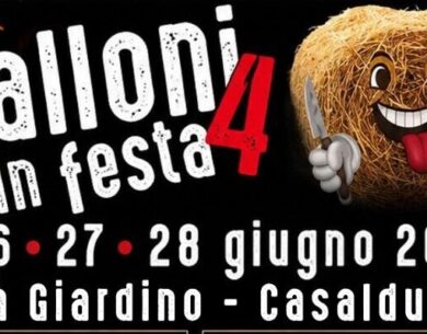 Torna a Casalduni “Balloni in Festa 4”: tre giorni di musica, tradizione e sapori locali dal 26 al 28 giugno 2026