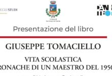 San Giorgio del Sannio, presentazione del libro “Vita scolastica. Cronache di un maestro del 1950” di Giuseppe Tomaciello