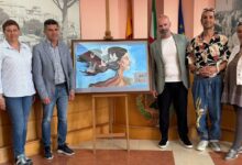 Castelpoto, l’artista iraniano Samiar dona al Comune un quadro per le donne: “Opera di libertà contro l’oppressione”