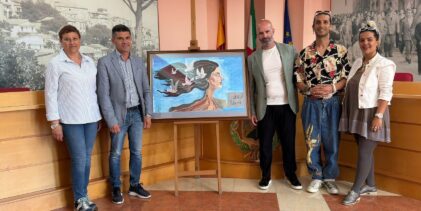 Castelpoto, l’artista iraniano Samiar dona al Comune un quadro per le donne: “Opera di libertà contro l’oppressione”
