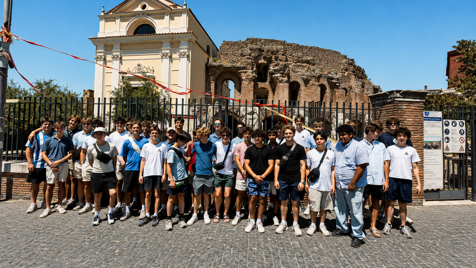 Benevento conquista ancora i giovani americani: 36 studenti del Nebraska alla scoperta della Via Appia e della memoria familiare