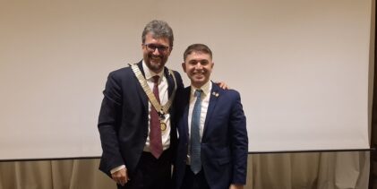 Rotary Club Benevento: celebrato il Passaggio delle consegne tra Raffaele Pilla e Luigi Marino