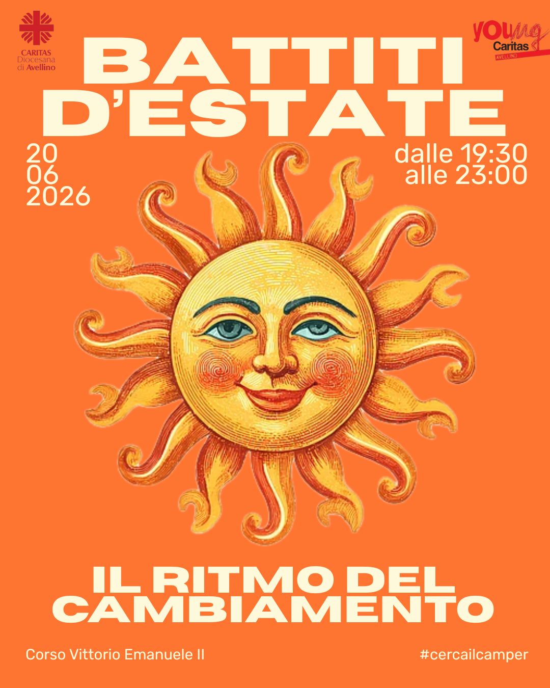 Young Caritas Avellino porta in città i “Battiti d’estate”: musica, ascolto e partecipazione in piazza