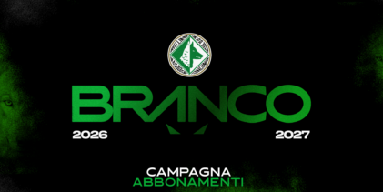 Branco 2026/2027, al via dall’8 giugno la campagna abbonamenti