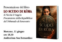 Morcone, giovedì la presentazione del libro del Procuratore D’Angelo “Lo scudo di Kòra”