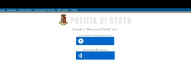 Polizia di Stato, al via il portale “Denunce Online”: da oggi segnalazioni e pre-denunce via web