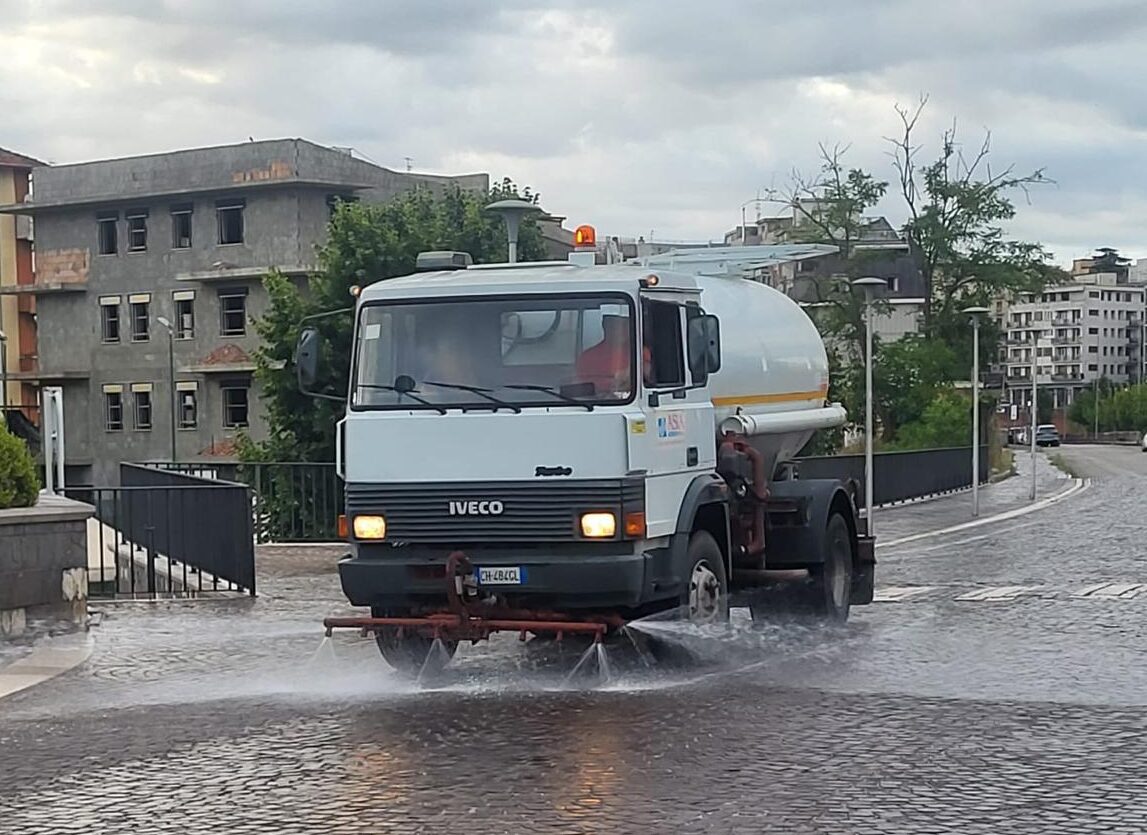 Asia Benevento, al via da lunedi 29 Giugno il servizio di lavaggio stradale estivo