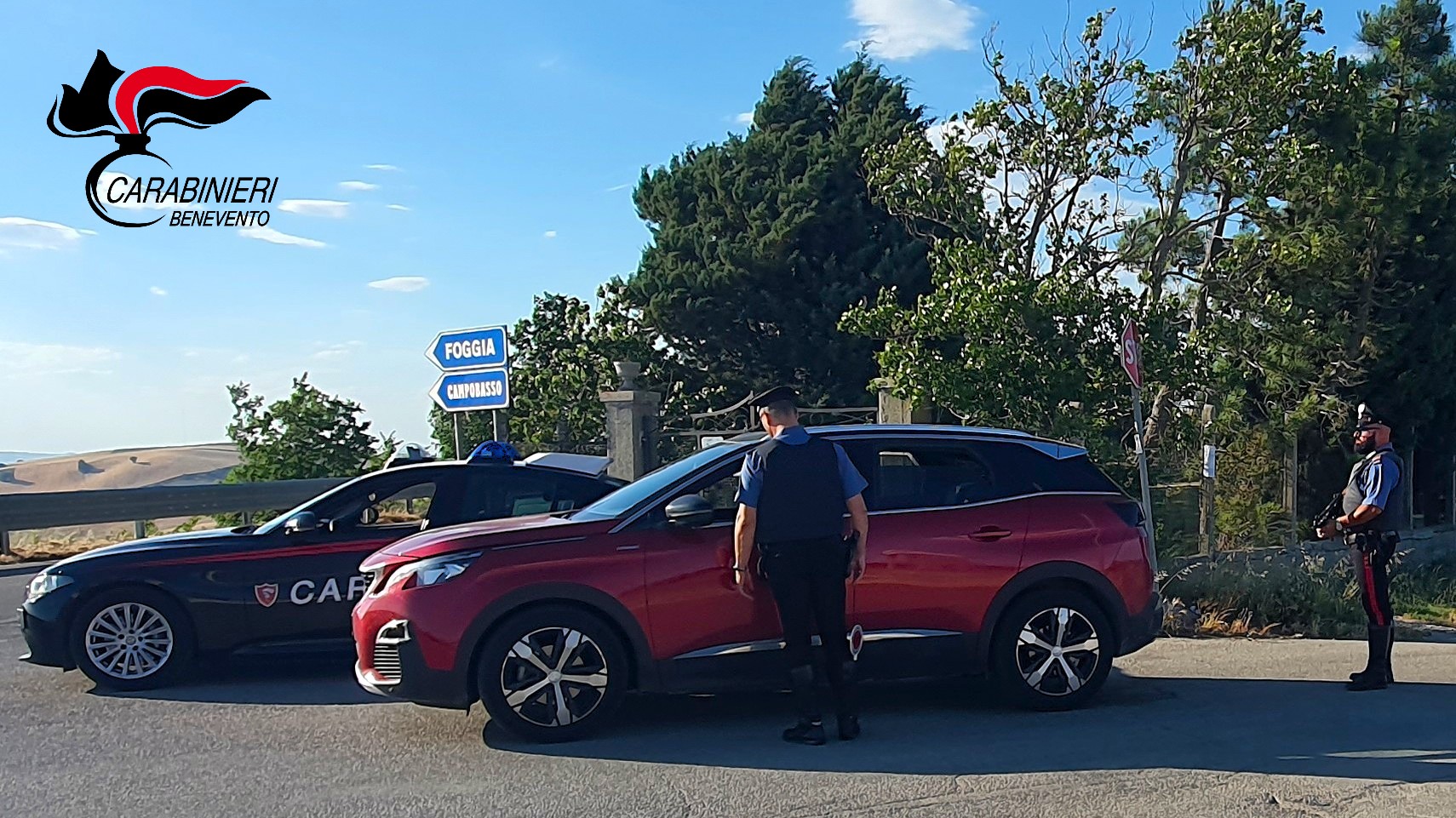 Val Fortore, controlli infrasettimanali dei Carabinieri: un denunciato, droga sequestrata e sanzioni per violazioni del codice della strada