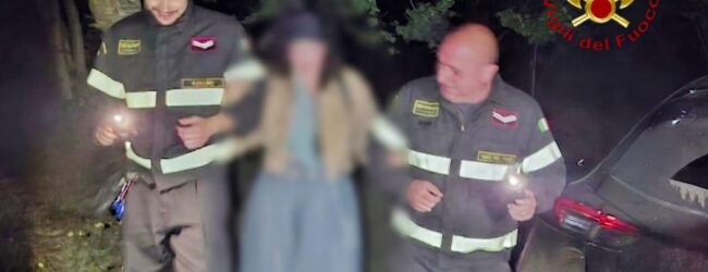 Avellino, notte di interventi per i Vigili del Fuoco: incidente a via Fariello, elisoccorso e turista soccorsa a Forino