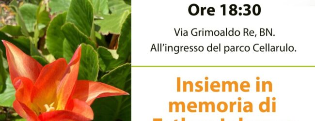 Fame di Verità e Giustizia: a Benevento un momento di memoria per Esther Johnson 