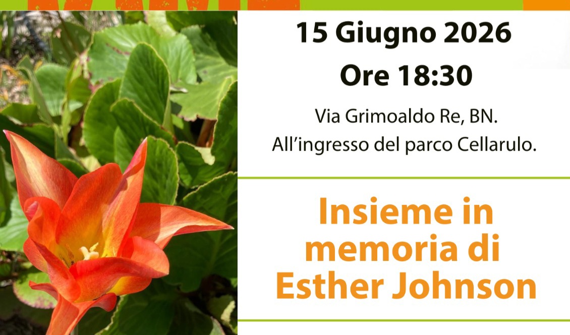 Fame di Verità e Giustizia: a Benevento un momento di memoria per Esther Johnson 