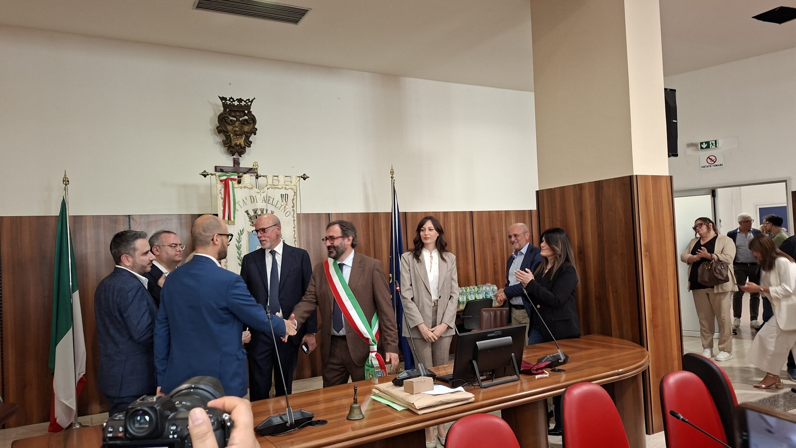Avellino| Al Comune inizia l’era Pizza, il neo sindaco proclamato insieme ai consiglieri eletti: è tempo di lavorare, faremo quello per cui ci siamo impegnati