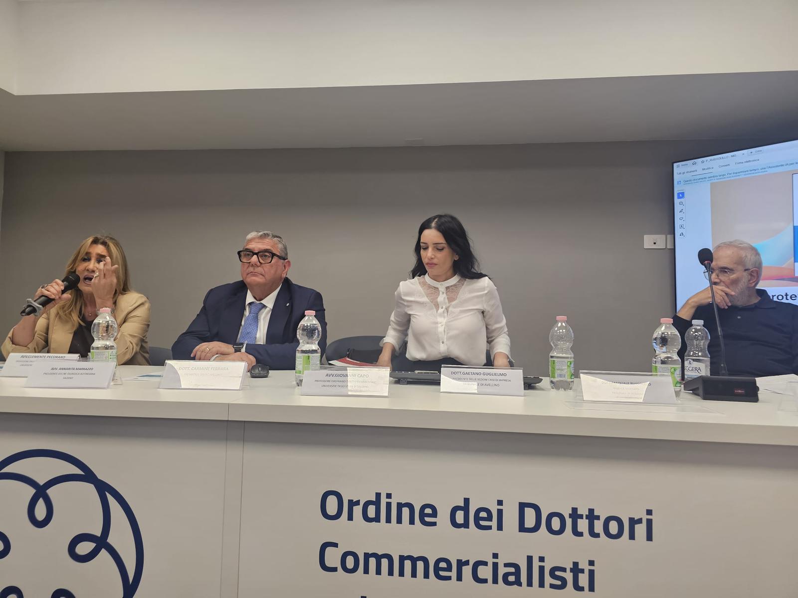 Processi di ristrutturazione delle imprese in crisi, successo per il convegno presso l’ODCEC Avellino