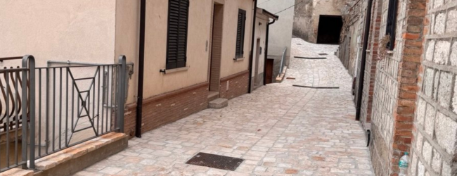 Riqualificazione urbana a San Giorgio La Molara, completati i lavori in Via Apparuta