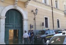 Polizia e Guardia di Finanza a Palazzo Mosti