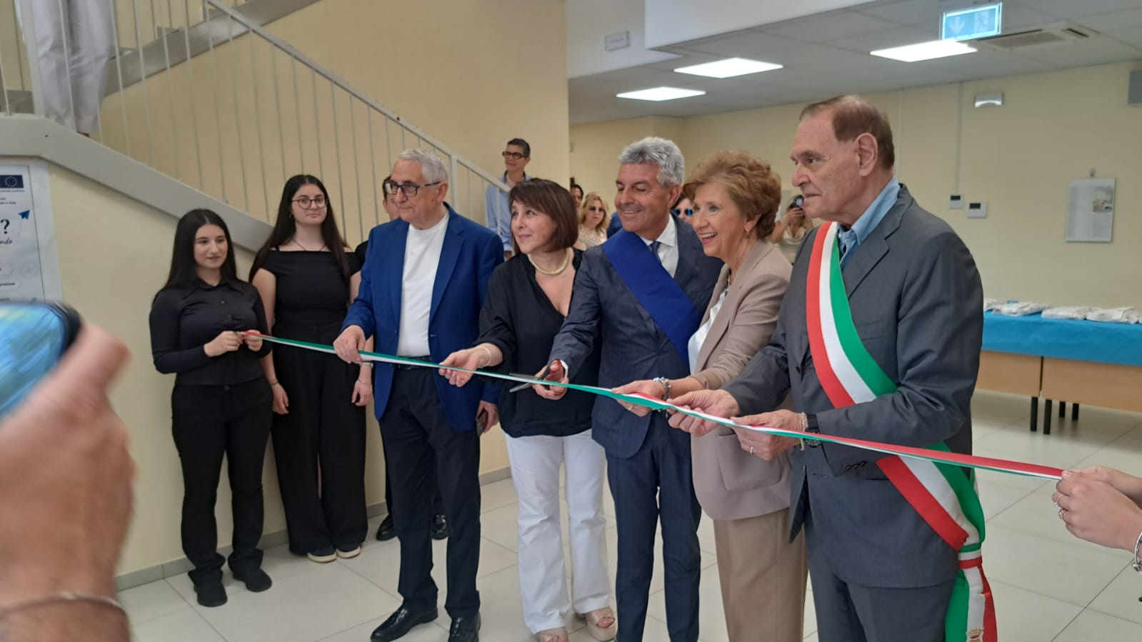 Pnrr e scuole, inaugurati i lavori al Rampone. Lombardi: Provincia soddisfatta