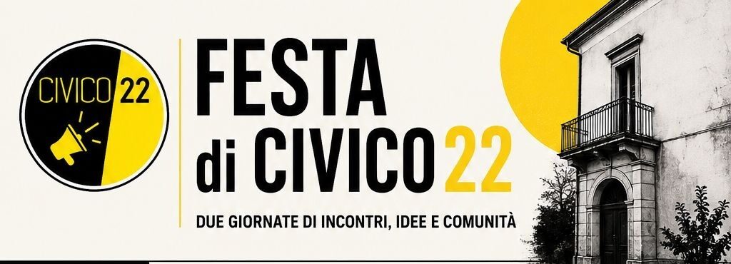 Festa di Civico22, in programma il 22 e 23 giugno