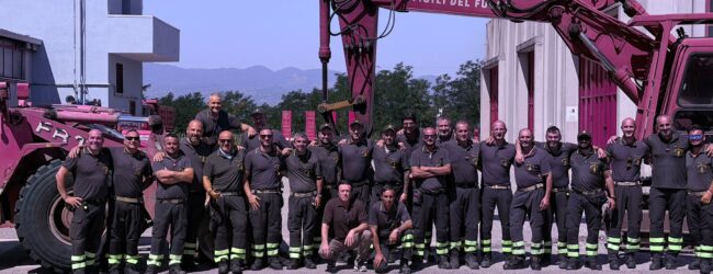 Concluso il corso GOS Movimento Terra: formati 18 operatori dei Vigili del Fuoco