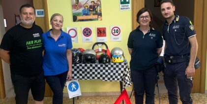 A Sant’Angelo dei Lombardi il corso di educazione stradale per i bambini della San Giovanni Bosco