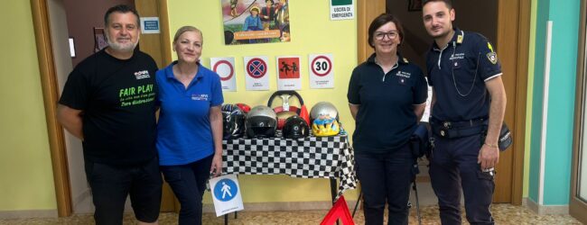 A Sant’Angelo dei Lombardi il corso di educazione stradale per i bambini della San Giovanni Bosco