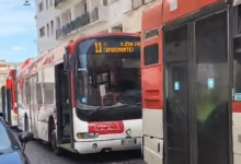 Autobus del trasporto pubblico fermi: traffico in tilt a Benevento