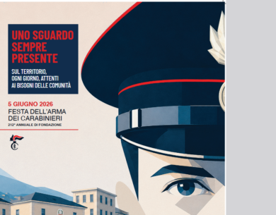 Venerdì 5 Giugno il 212° Annuale di Fondazione dell’Arma dei Carabinieri