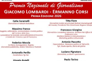 San Lorenzello ospita la prima edizione del Premio Nazionale di Giornalismo “Giacomo Lombardi – Ermanno Corsi”
