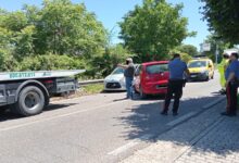Incidente sull’Appia a Contrada Iannassi: tre auto coinvolte, tre feriti