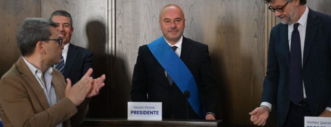 Provincia di Avellino: al via il mandato del Presidente Fausto Picone nel segno della concretezza, del rigore e della discontinuità