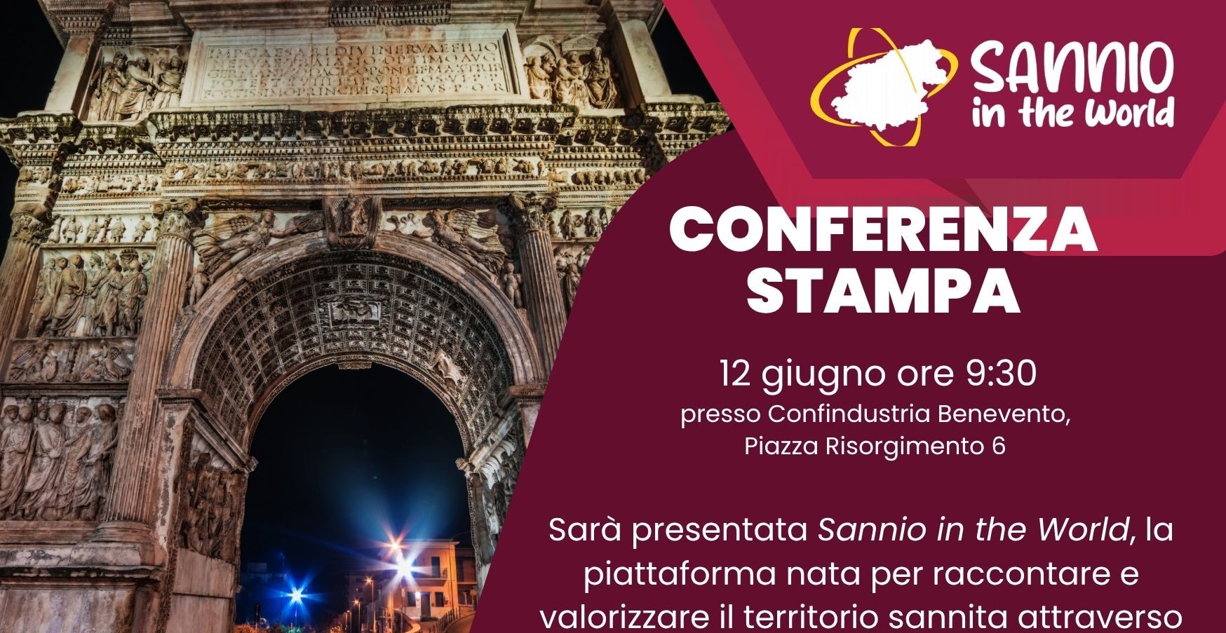 Nasce “Sannio In The World”, il nuovo portale turistico per promuovere Benevento e il territorio