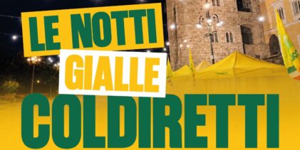 Coldiretti, in piazza Castello le ”Notti gialle”
