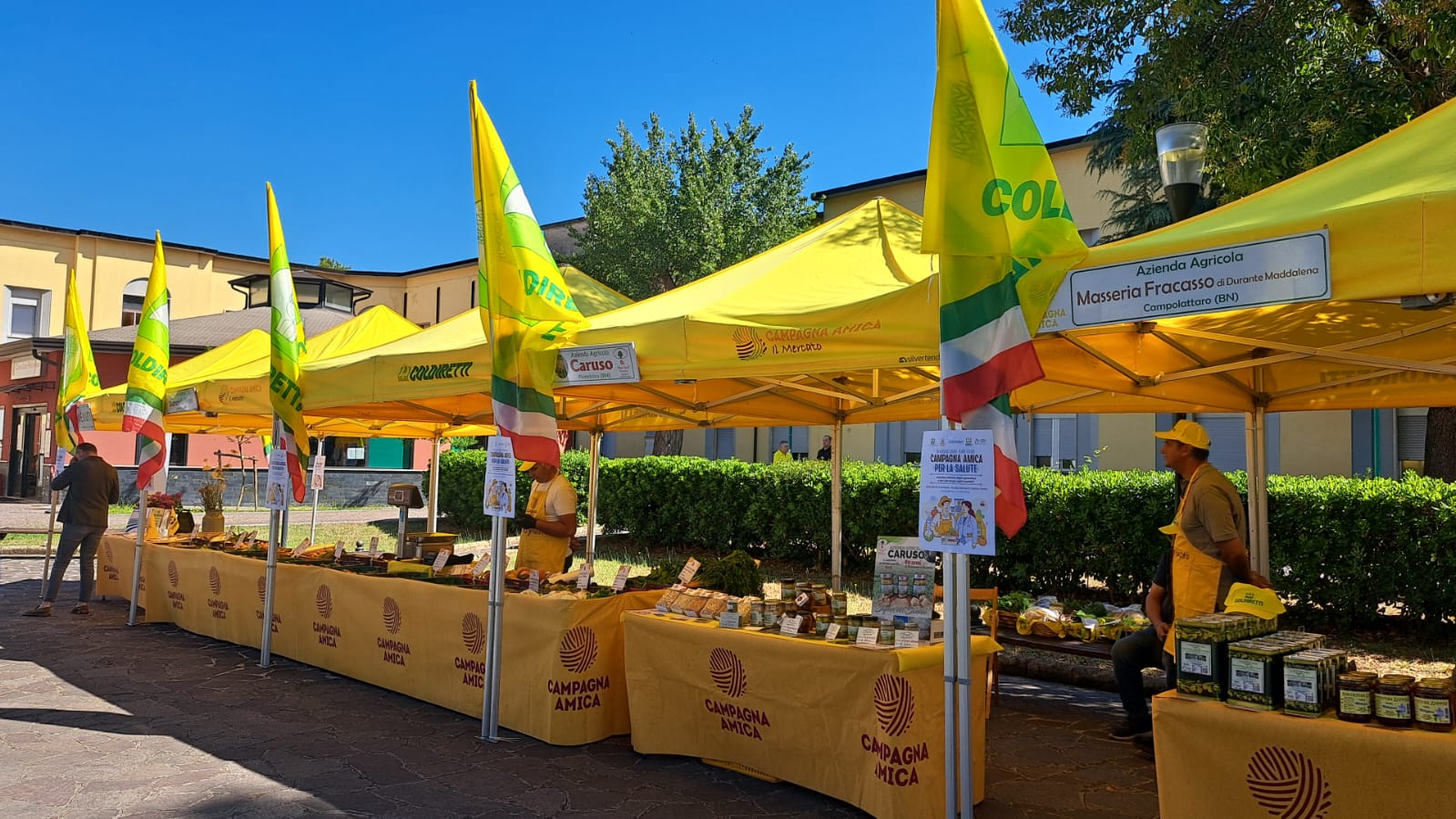 Coldiretti e Mercato contadino, l’Ospedale San Pio punta sulla sana alimentazione