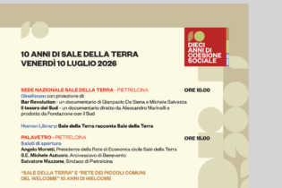 “Sale della Terra”, al via le celebrazioni per i dieci anni della rete di economia civile