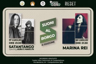 Campolattaro, torna “Suoni al Borgo” con Marina Rei, Satantango, Massimo Palma e Piergiorgio Pardo