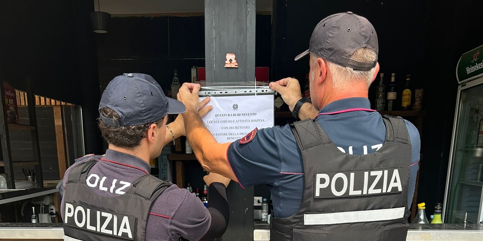 Sparatoria in un locale a Benevento: la questura sospende le attività