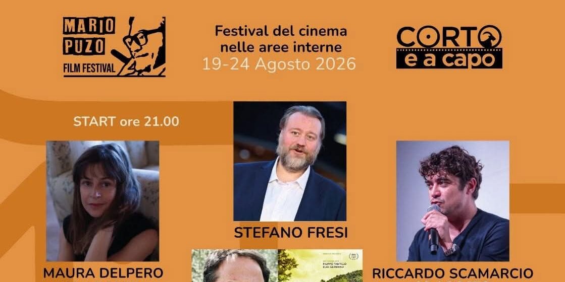 Al via il “Mario Puzo Film Festival-Corto e a Capo” : dal 19 al 24 agosto il cinema torna protagonista nelle aree interne