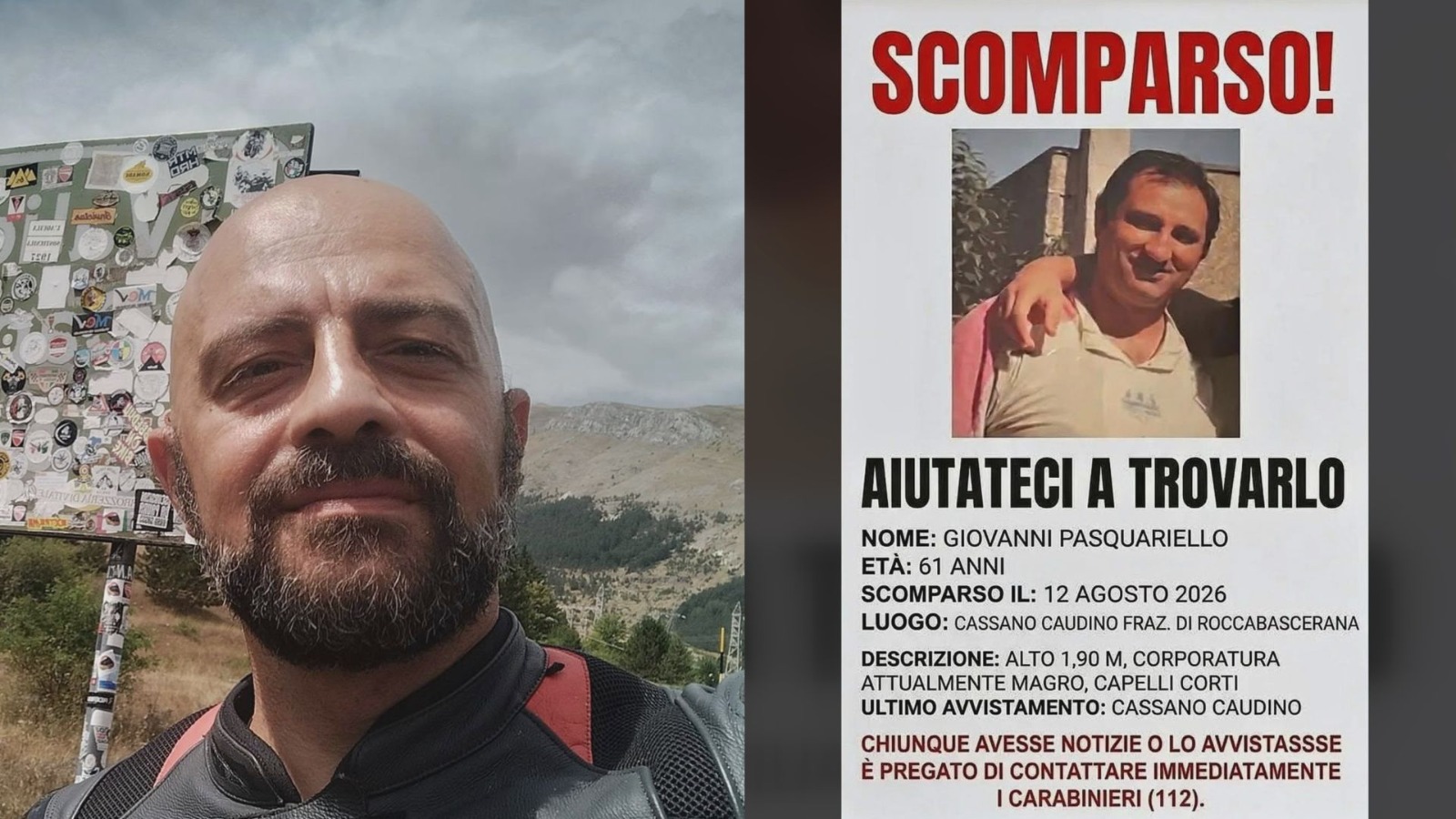 Ariano e Roccabascerana con il fiato sospeso: scomparsi Oreste Sebastiano e Giovanni Pasquariello
