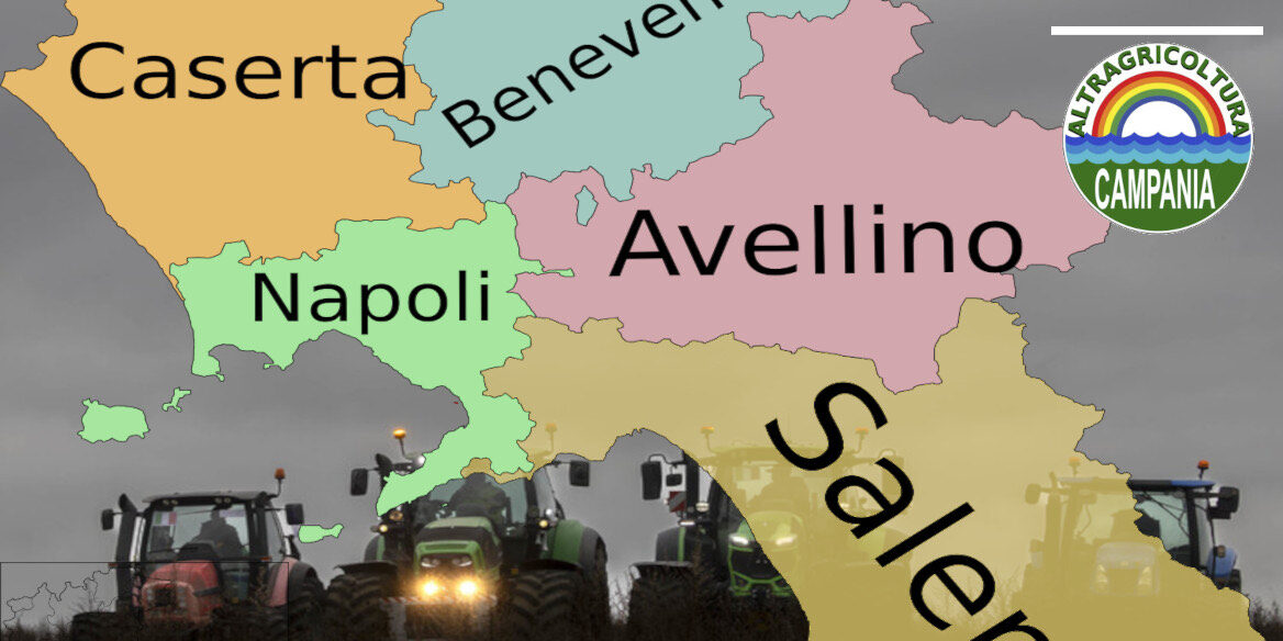 Altragricoltura Campania, dal 22 ottobre manifestazioni a Caserta e Salerno contro la crisi dell’agroalimentare